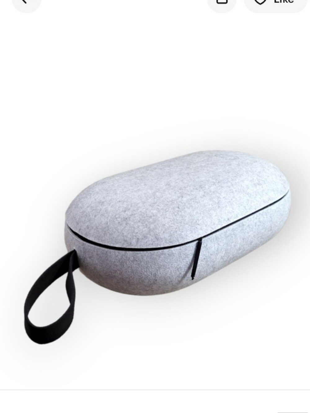 Oculus Quest 2 Case, Gray Felt, Unused